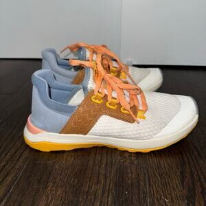 OluKai Women's Athletic Shoes in White, Tan, and Orange